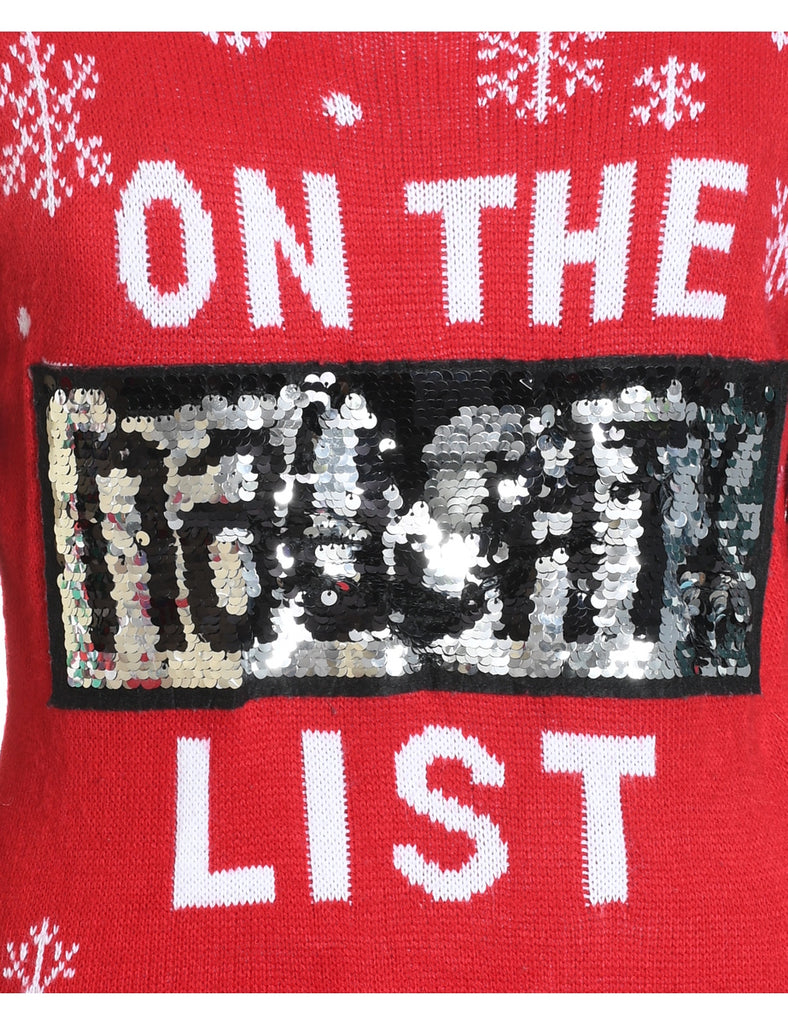 Festive Season Christmas Jumper - L