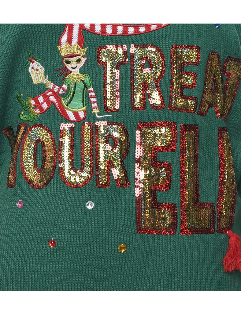 Festive Season Christmas Jumper - L