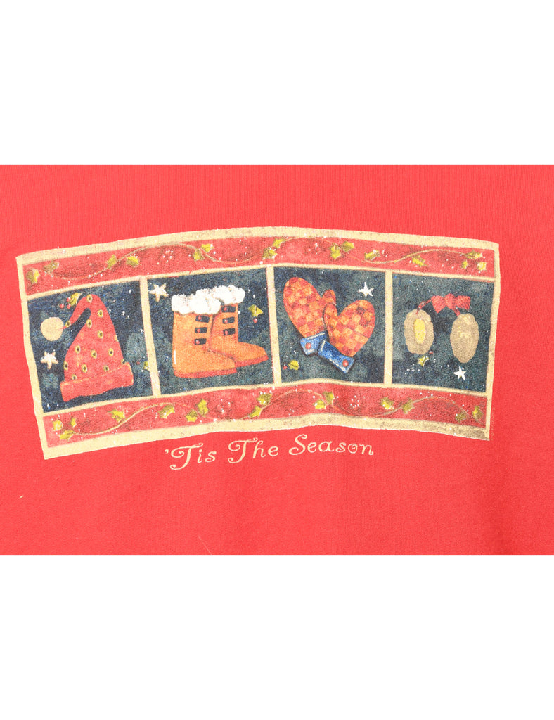 Festive Season Christmas Sweatshirt - L