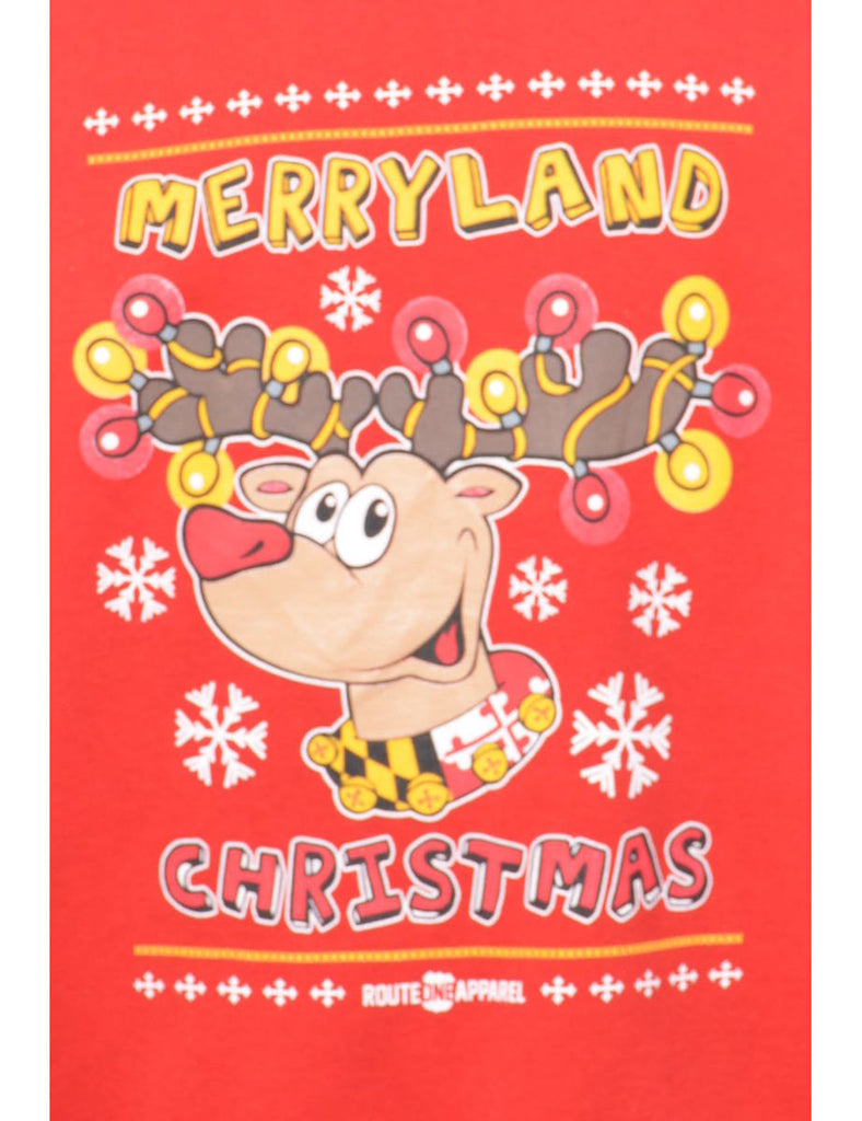Festive Season Christmas Sweatshirt - L