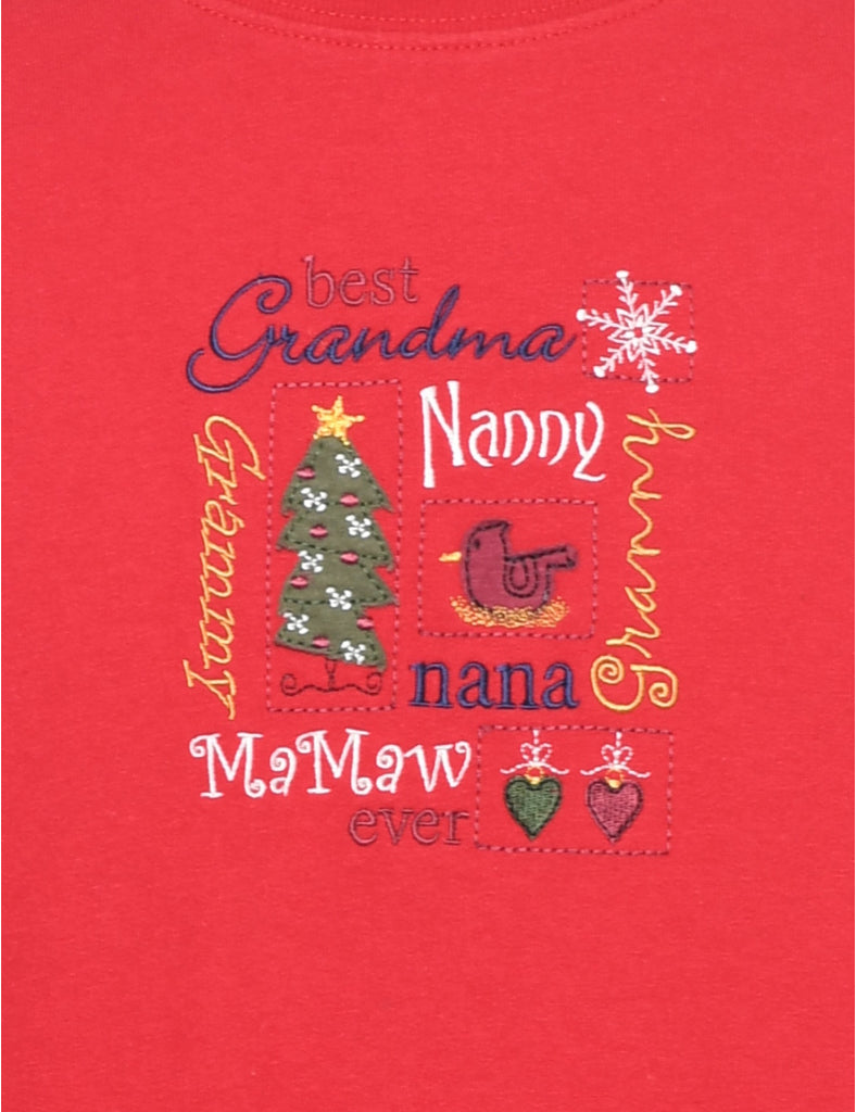 Festive Season Christmas Sweatshirt - L