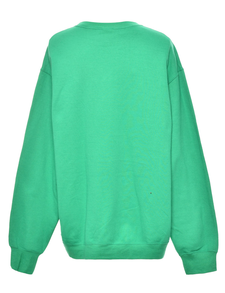 Festive Season Green Christmas Jumper - XL