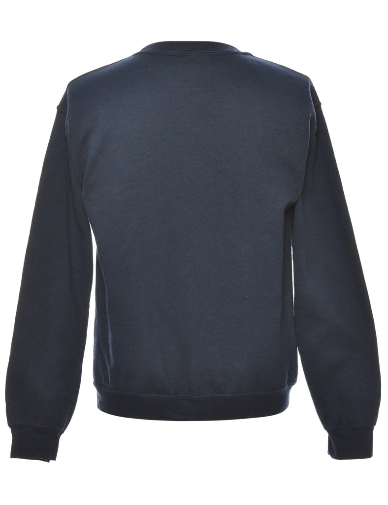 Festive Season Navy 'Our Students Are Deer To Us' Christmas Sweatshirt - M