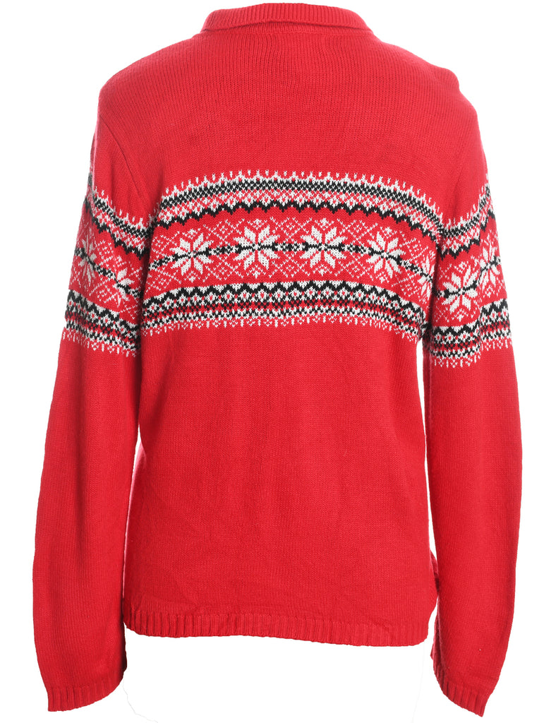 Festive Season Nordic Cardigan - M