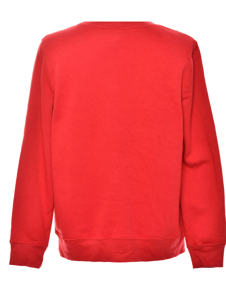 Festive Season Red Christmas Sweatshirt - M
