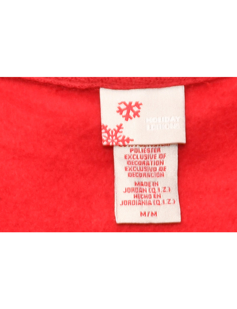 Festive Season Red Christmas Sweatshirt - M