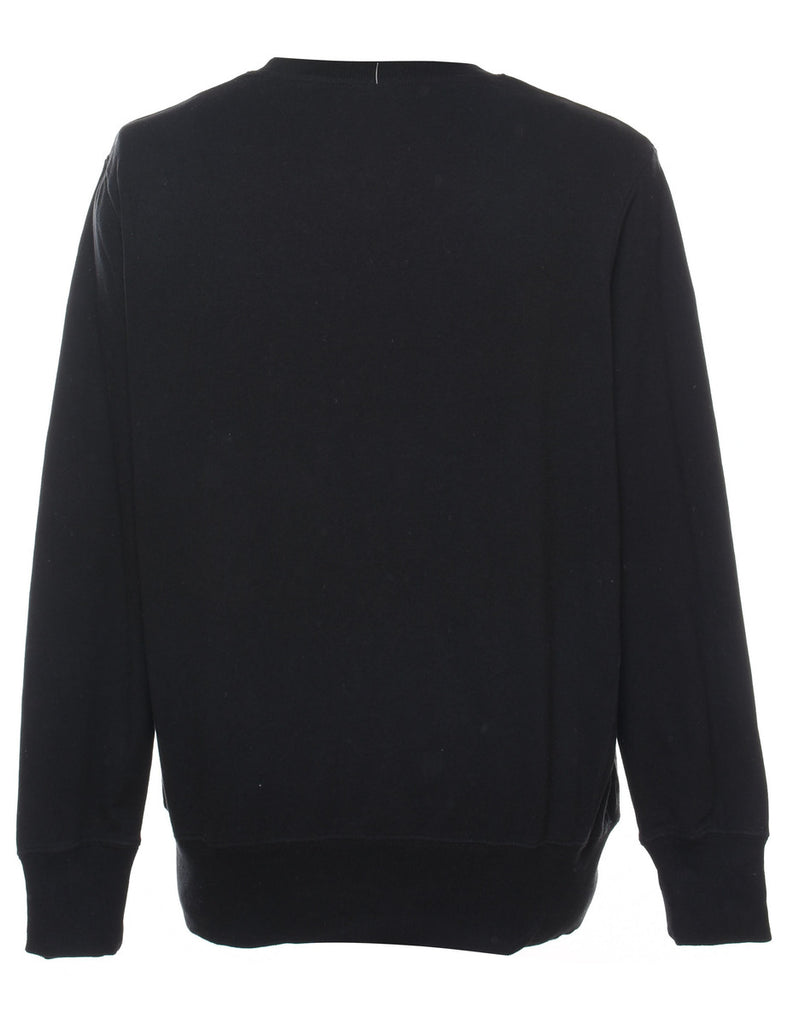 Fila Black & White Contrast Sweatshirt - L