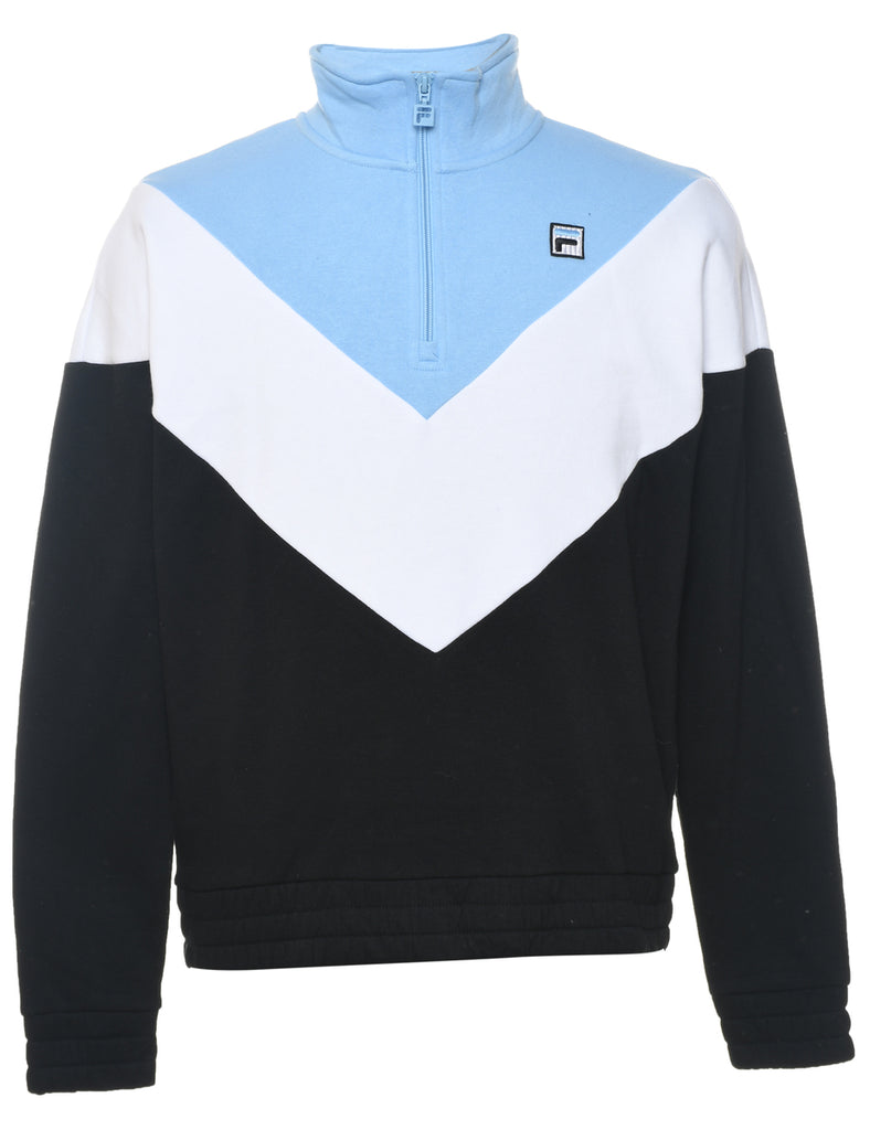 Fila Contrast Panel Sweatshirt - M