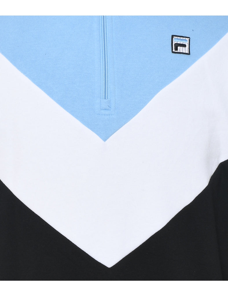 Fila Contrast Panel Sweatshirt - M