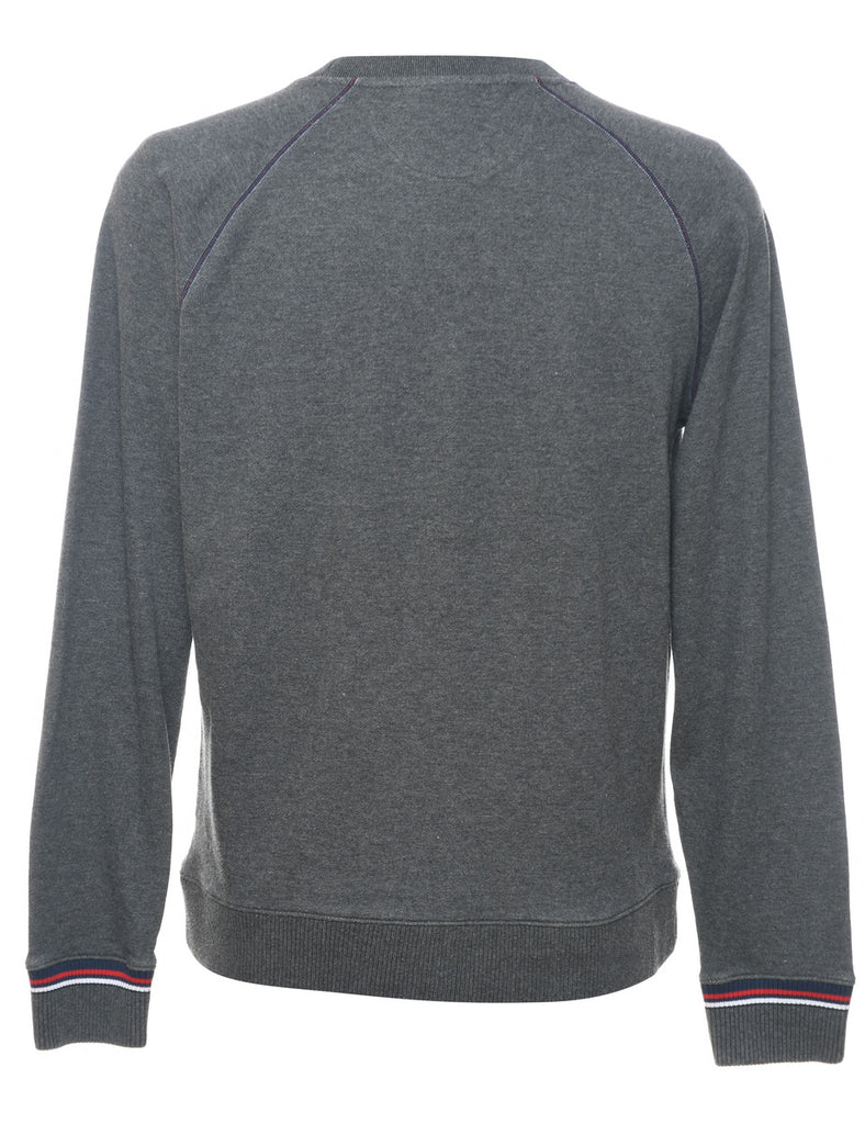 Fila Dark Grey Embroidered Sweatshirt  - M