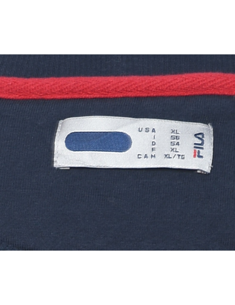 Fila Plain Navy Classic Sweatshirt - XL