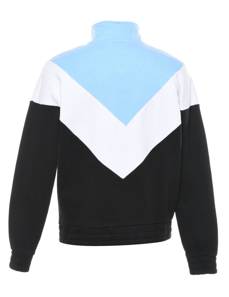 Fila Quarter Zip Plain Sweatshirt - M
