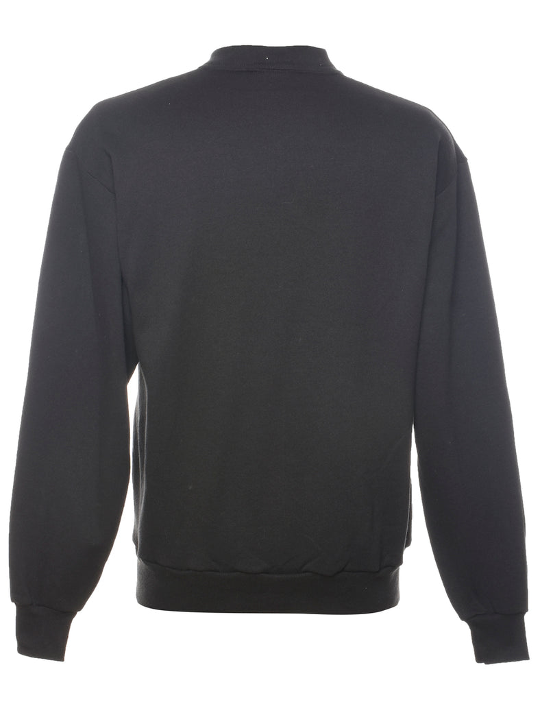 Floral Embroidered Sweatshirt - M