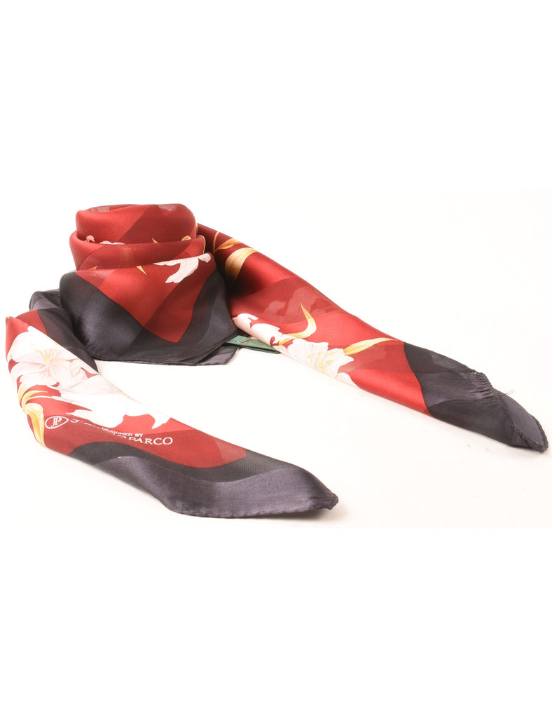 Floral Head Scarf - L