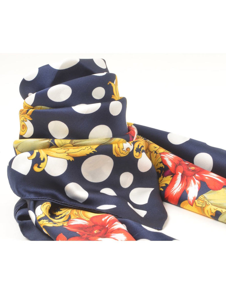 Floral Head Scarf - L