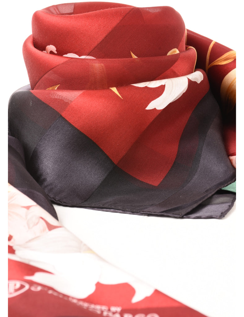 Floral Head Scarf - L