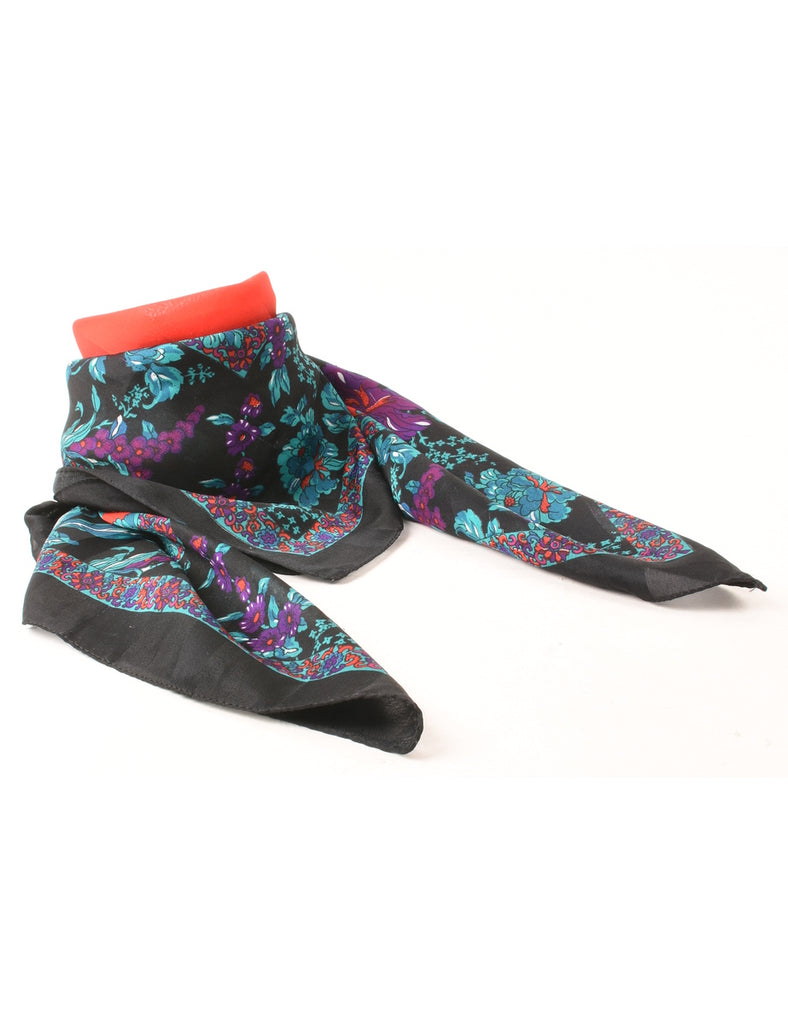 Floral Print Head Scarf - M