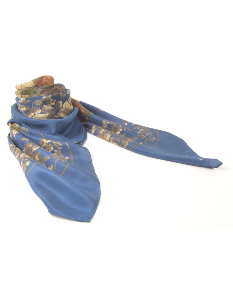 Floral Print Head Scarf - L