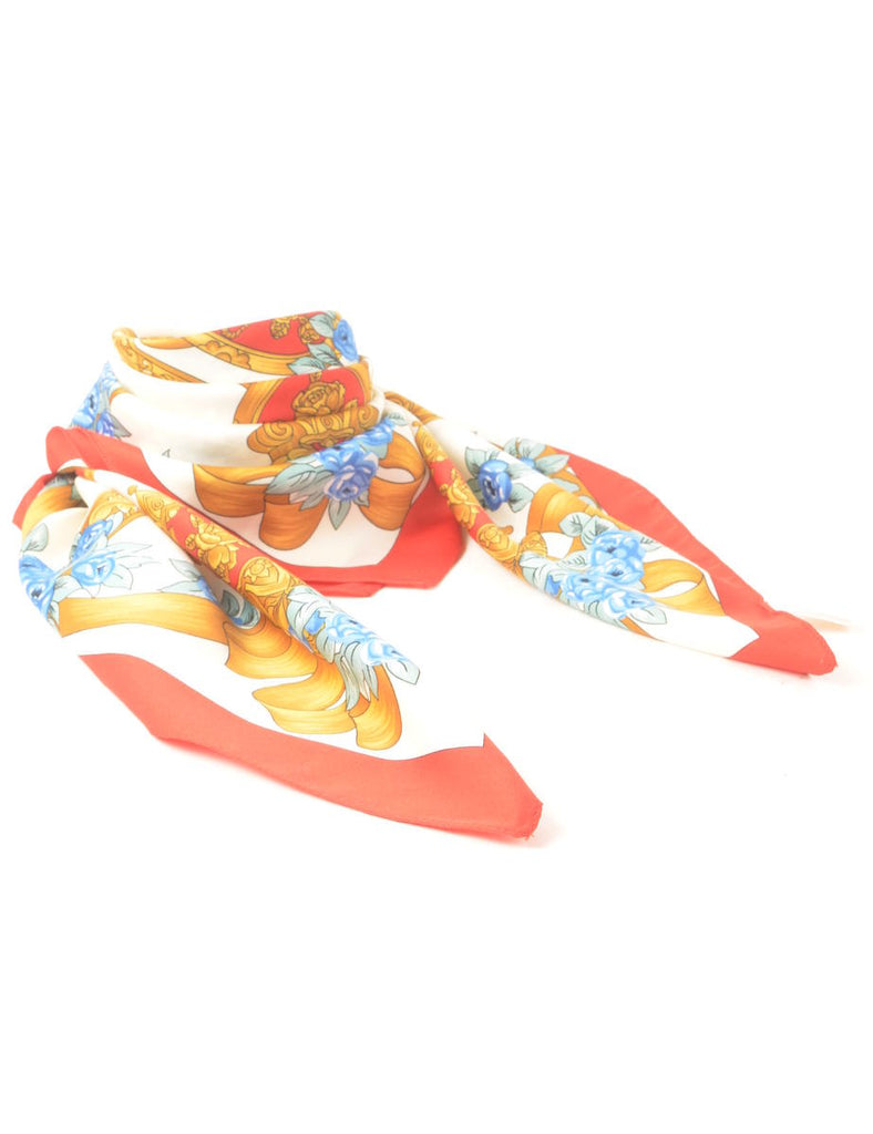 Floral Print Scarf - M
