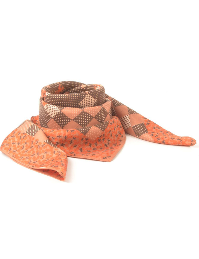 Floral Print Scarf - M