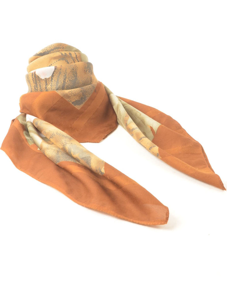Floral Print Scarf - M