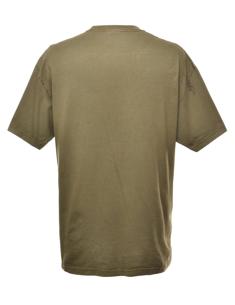 Floral Printed Hurley T-shirt - XL