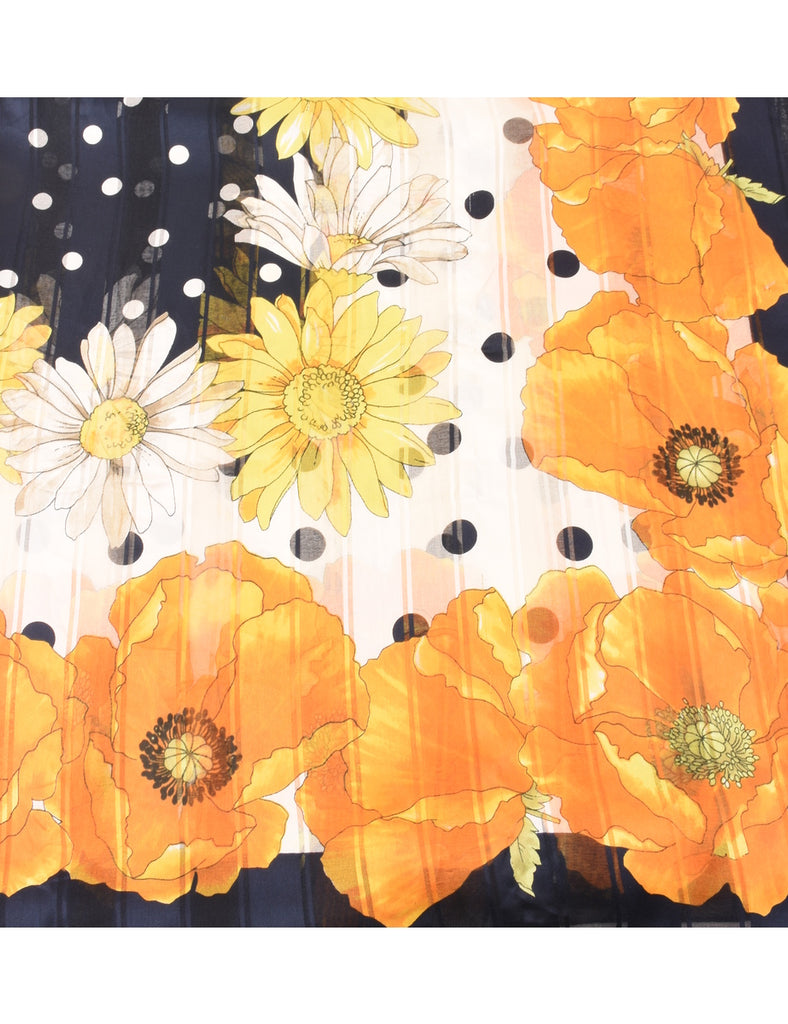 Floral Scarf - M