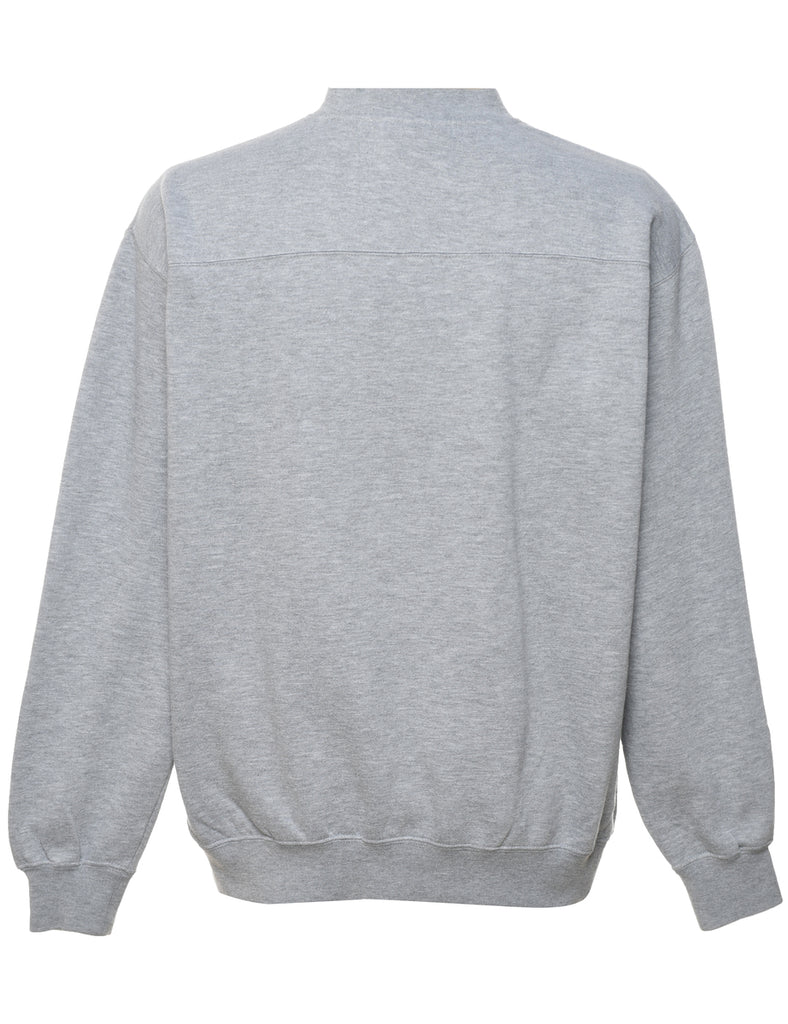 Football Bills NFL Grey Embroidered Sweatshirt - L