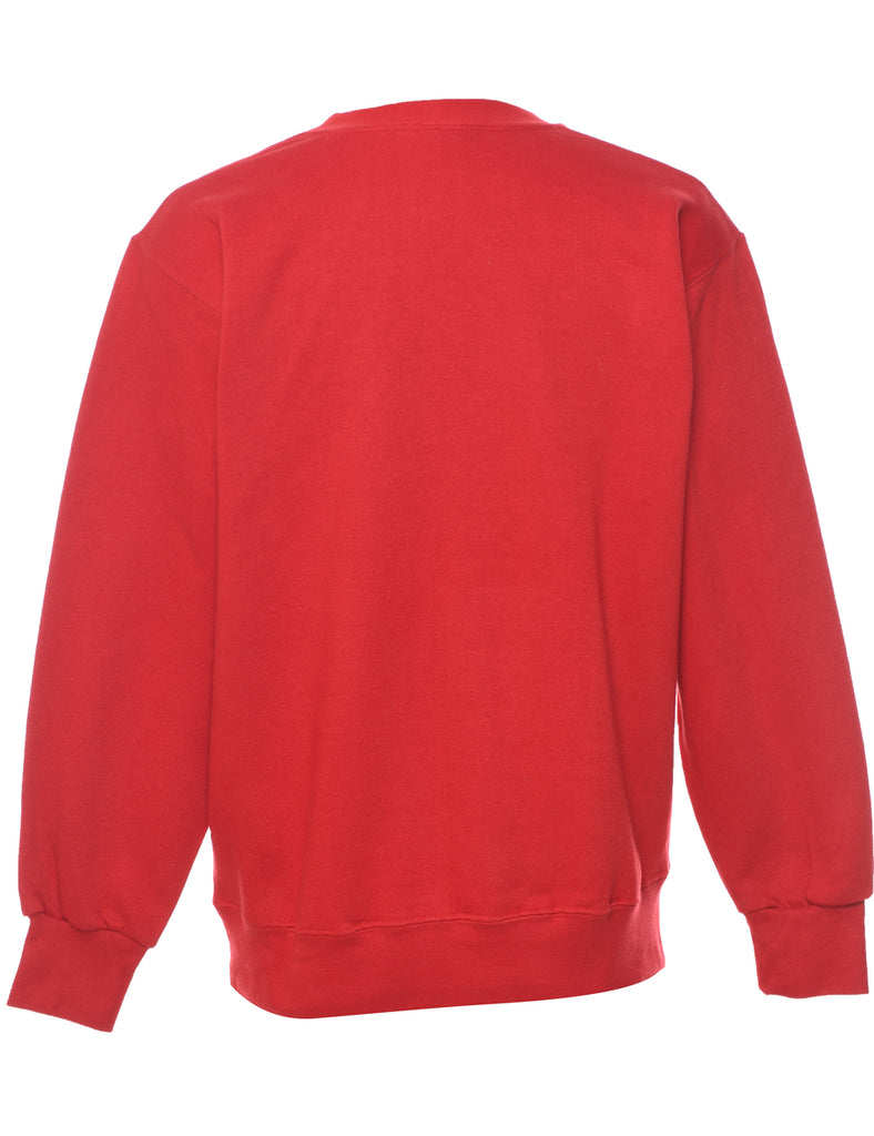 Football Printed Sweatshirt - S