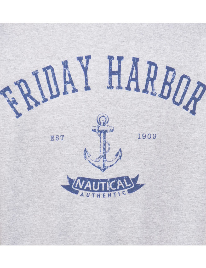Friday Harbor Printed Sweatshirt - M
