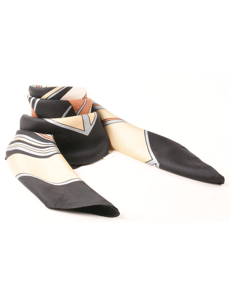 Geometric Pattern Head Scarf - M