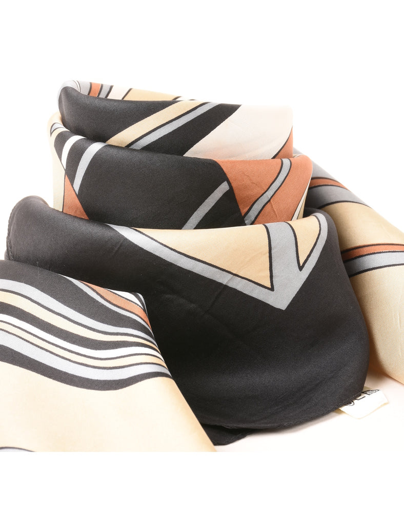 Geometric Pattern Head Scarf - M
