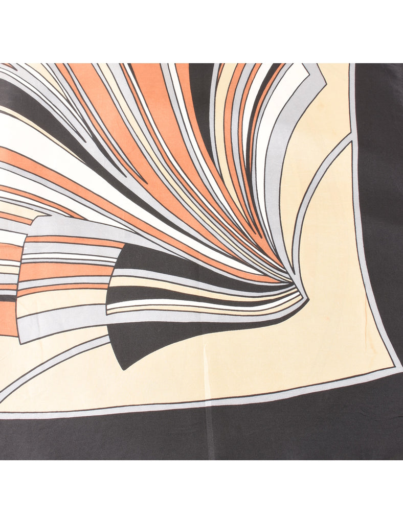 Geometric Pattern Head Scarf - M