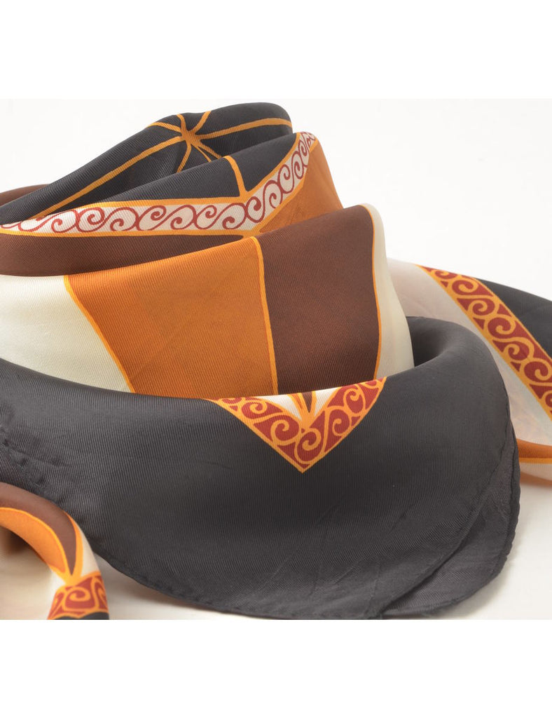 Geometric Pattern Scarf - M
