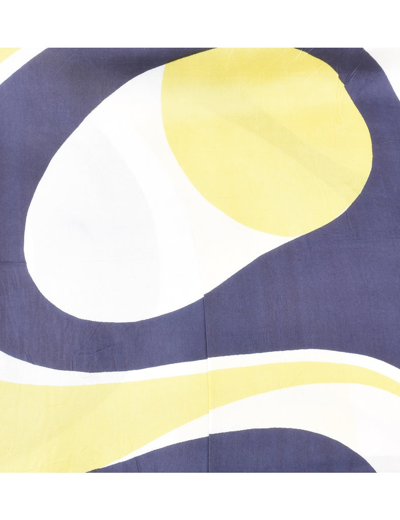 Geometric Pattern Scarf - M