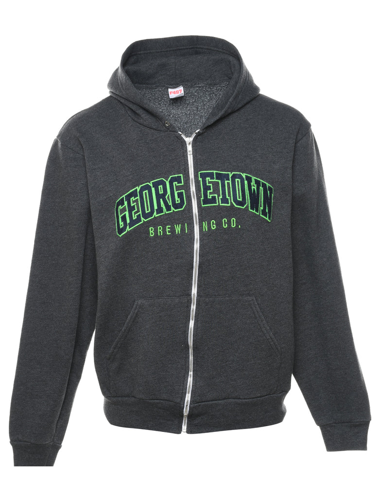 George Town Brewing Co. Dark Grey & Green Hoodie - M