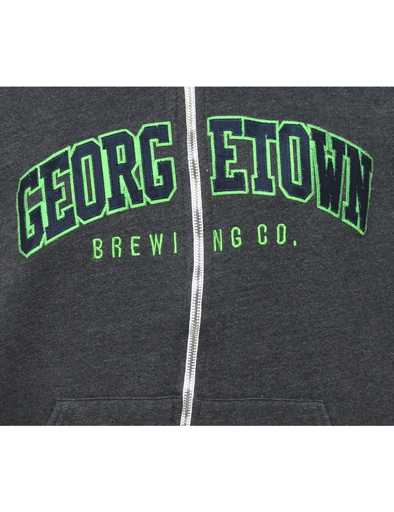 George Town Brewing Co. Dark Grey & Green Hoodie - M