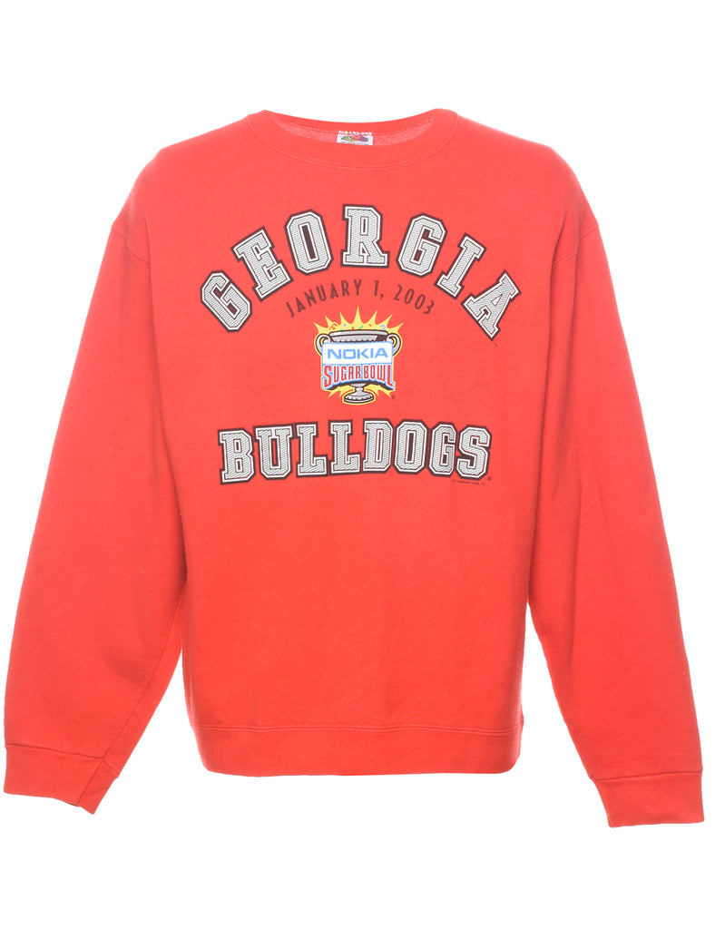 Georgia Bulldogs Red Sweatshirt - L