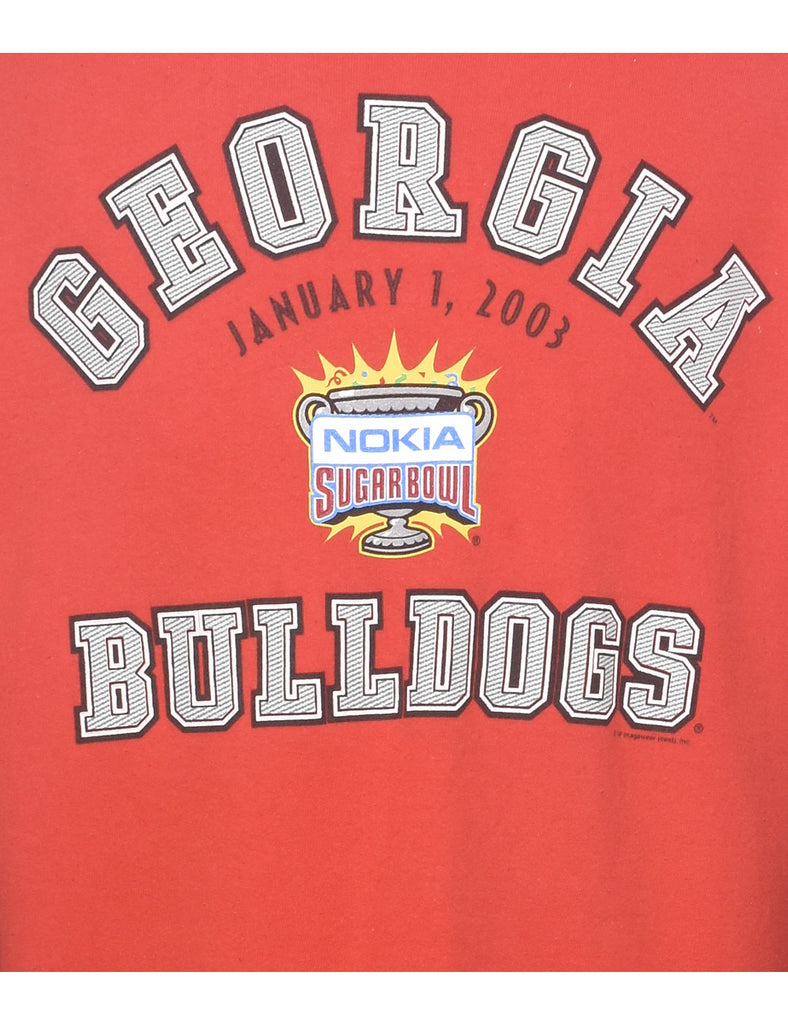 Georgia Bulldogs Red Sweatshirt - L