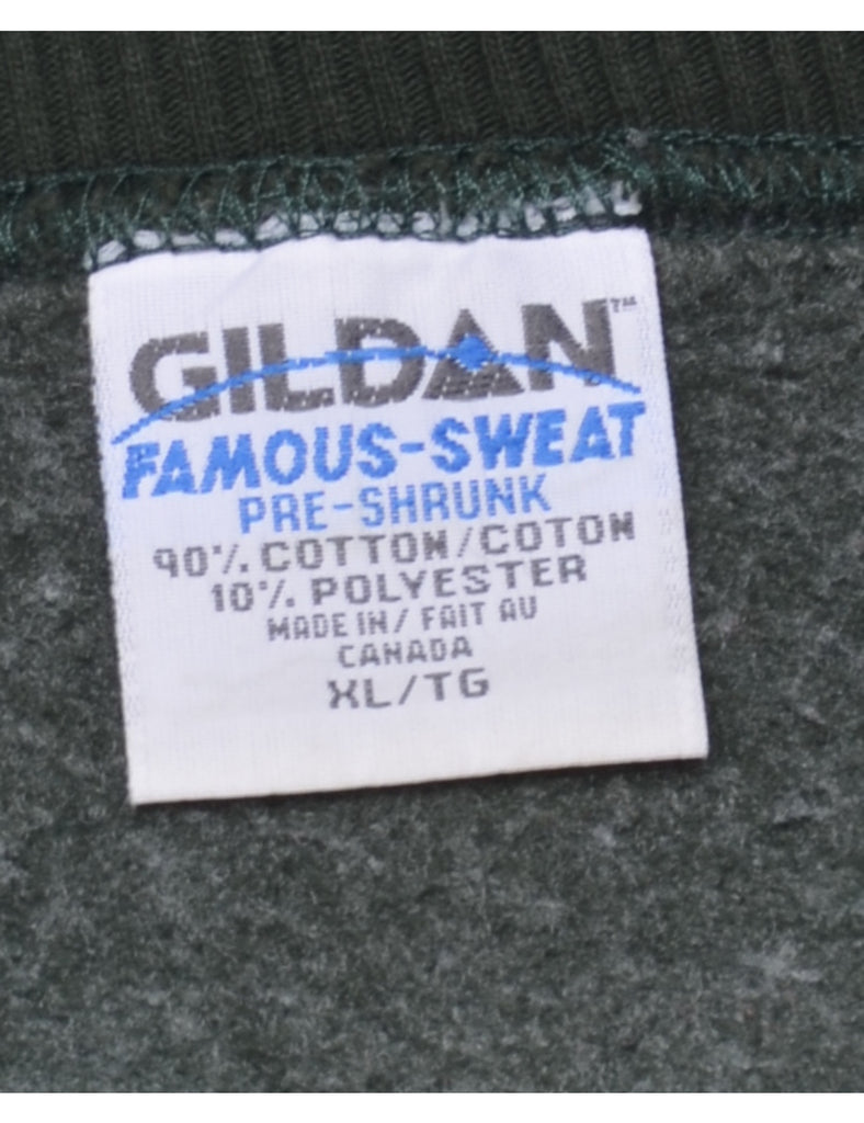 Gildan Dear Print Animal Sweatshirt - XL
