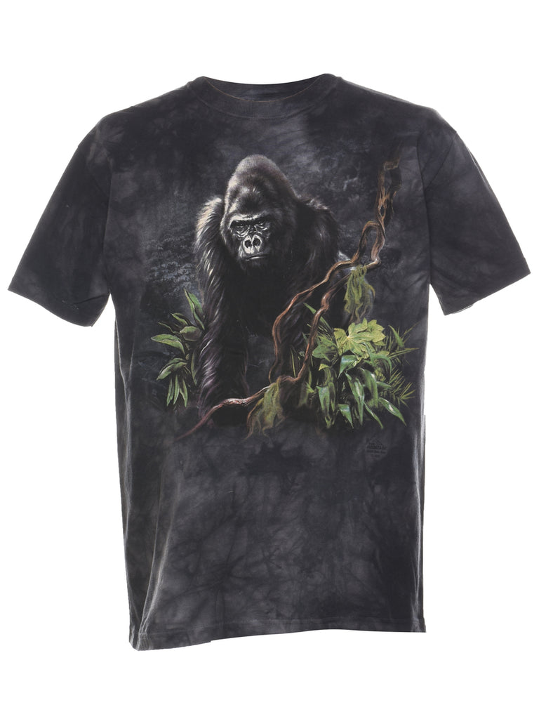 Gorilla Design The Mountain Tie Dye T-Shirt - M