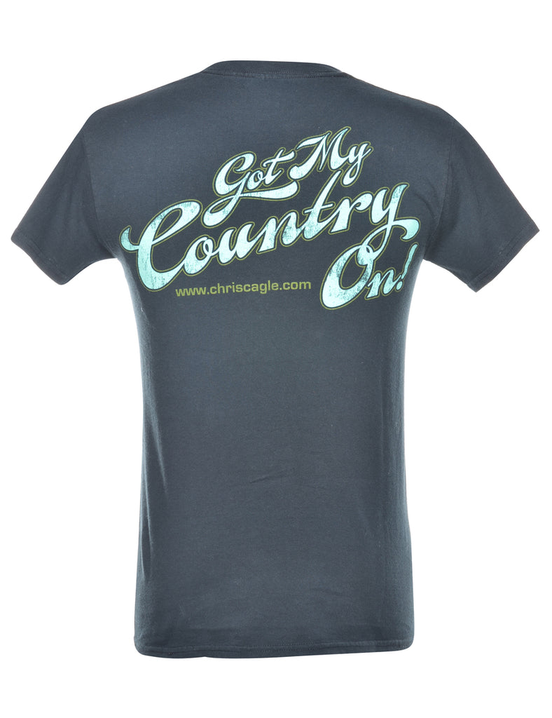 Got My Country On! Printed T-shirt - S