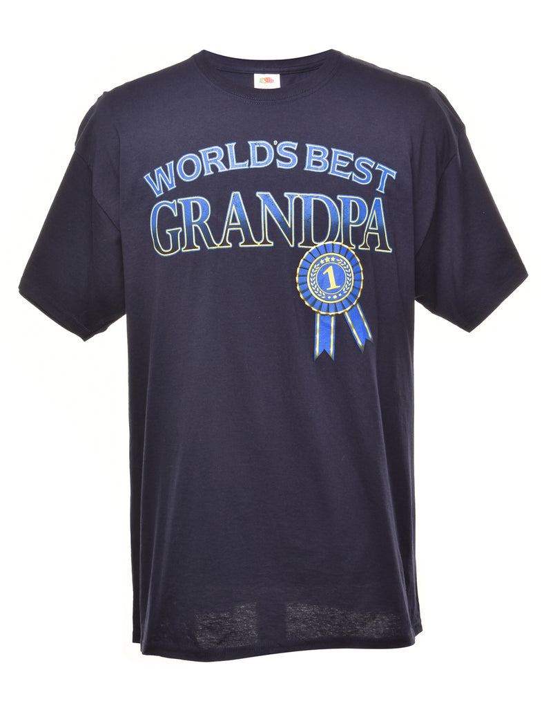 Grandpa Printed T-shirt - XL