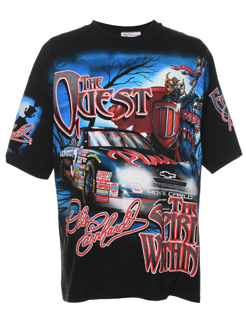 Graphic Racing Design T-Shirt - XL