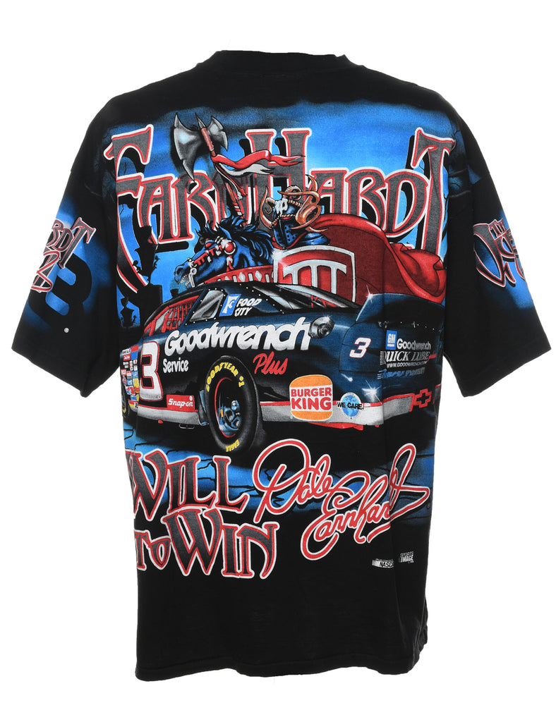 Graphic Racing Design T-Shirt - XL