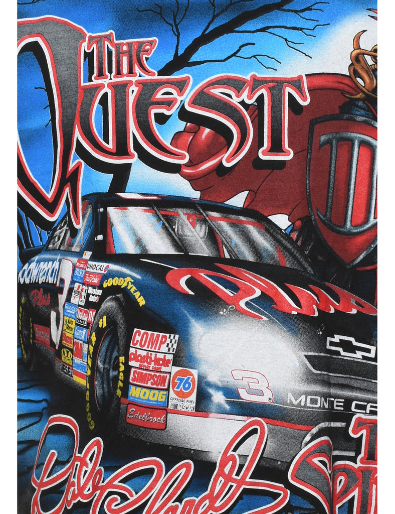 Graphic Racing Design T-Shirt - XL