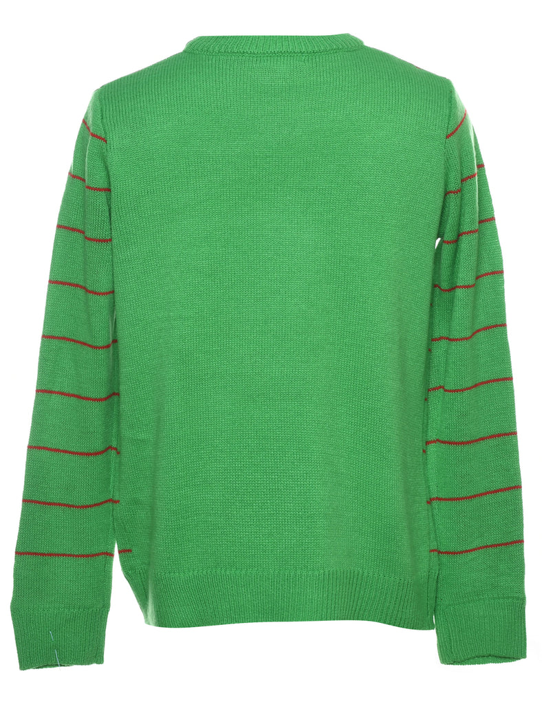 Green Christmas Jumper - M