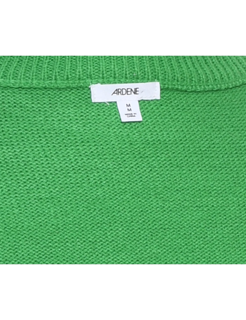 Green Christmas Jumper - M