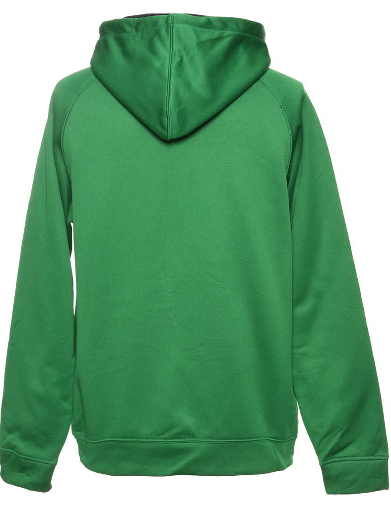 Green North Dame Printed Hoodie - M