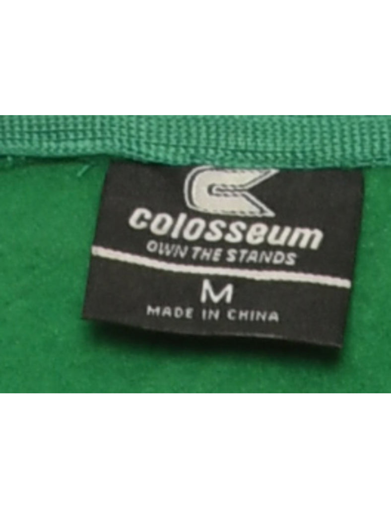 Green North Dame Printed Hoodie - M